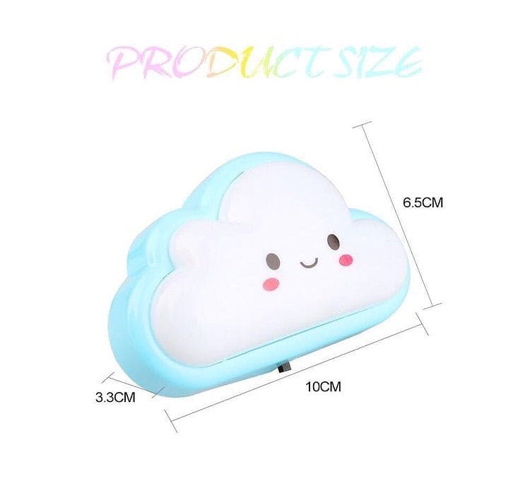Smiley Cloud Plug In Led Night Light, Kids Night Light, Cute Kids Night Light Lamp Smiley Cloud Plug In Led Night Light, Kids Night Light, Cute Kids Night Light Lamp